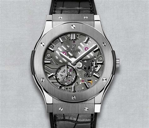 Hublot skeleton titanium